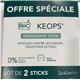 ROC KEOPS DEODORANT STICK SANS ALCOOL SANS SEL D'ALUMINIUM SANS PARFUM LOT 2X 40ML