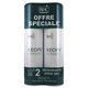 ROC KEOPS DEODORANT SPRAY SEC SANS ALCOOL NON PARFUME LOT 2X 150ML