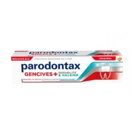 PARODONTAX GENCIVES+ SENSIBILITE & HALEINE FRAICHEUR INTENSE 75ML