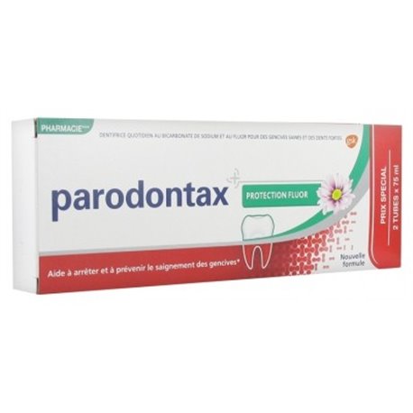 PARODONTAX PROTECTION FLUOR LOT 2X 75ML