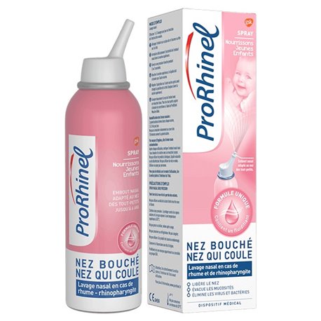 PRORHINEL SPRAY NOURRISSONS JEUNES ENFANTS NEZ BOUCHE NEZ QUI COULE 100ML