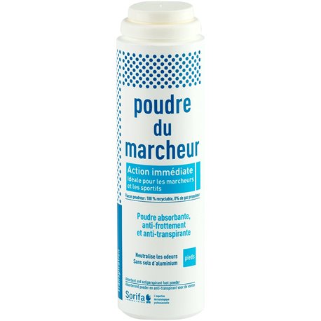 POUDRE DU MARCHEUR POUDRE ABSORBANTE ANTI-FROTTEMENT ANTI-TRANSPIRANTE 100G