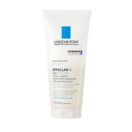 LA ROCHE POSAY EFFACLAR H ISO-BIOME CREME LAVANTE HYDRATANTE APAISANTE ANTI-IMPERFECTIONS 200ML