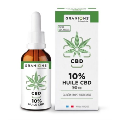 GRANIONS CBD 10% HUILE CBD 1000MG 10ML