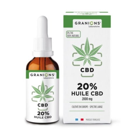 GRANIONS CBD 20% HUILE CBD 2000MG 10ML