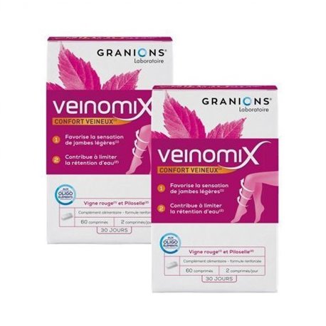 GRANIONS VEINOMIX CONFORT VEINEUX OFFRE LOT 2X 60CP