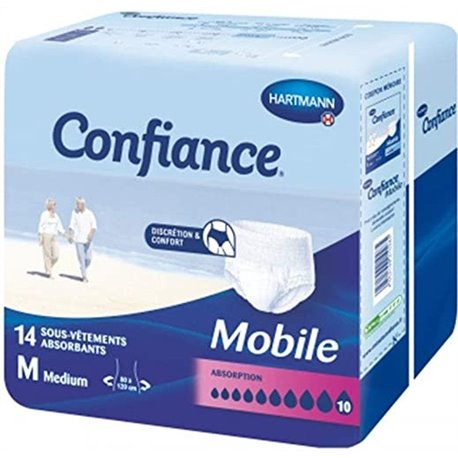 HARTMANN CONFIANCE MOBILLE TAILLE M 10 GOUTTES