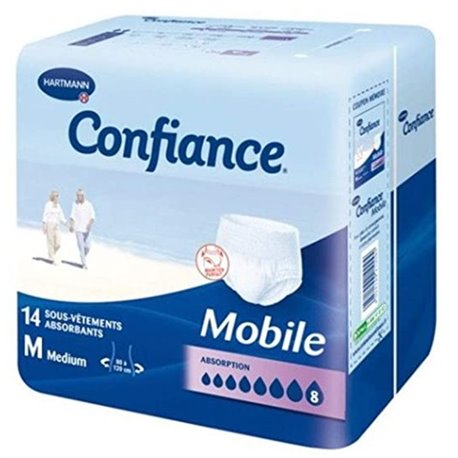 HARTMANN CONFIANCE MOBILLE TAILLE M 8 GOUTTES