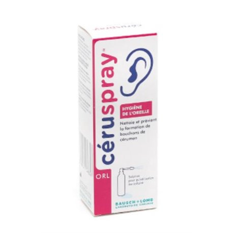 CERUSPRAY HYGIENE DE L'OREILLE NETTOIE ET PREVIENT LA FORMATION DE BOUCHONS DE CERUMEN 50ML