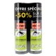 CINQ SUR CINQ ZONES TEMPEREES FRANCE-EUROPE LOTION ANTI-MOUSTIQUES LOT 2 FLACONS SPRAY 100ML