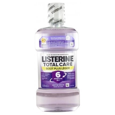 LISTERINE TOTAL CARE GOUT PLUS LEGER 6 BENEFICES EN 1 500ML