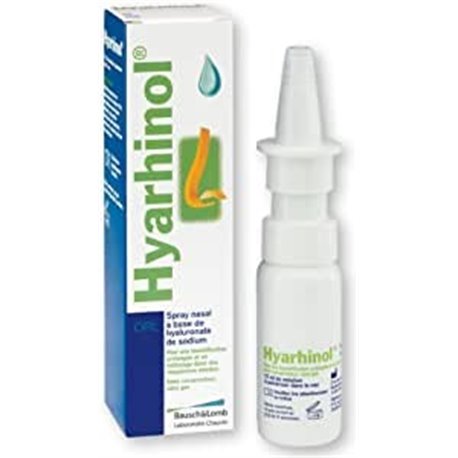 HYARHINOL SPRAY NASAL POUR UNE HUMIDIFICATION PROLONGEE ET UN NETTOYAGE DOUX DES MUQUEUSES NASALES 15ML