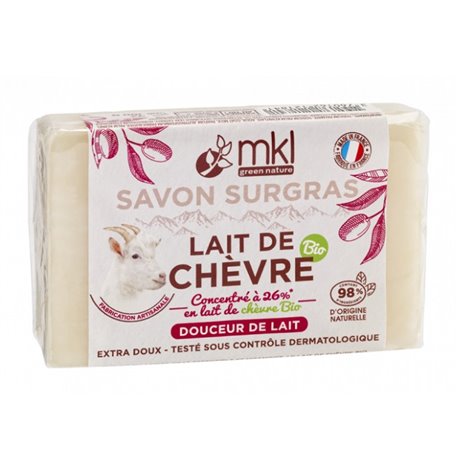 MKL SAVON SURGRAS LAIT DE CHEVRE BIO DOUCEUR DE LAIT 100G