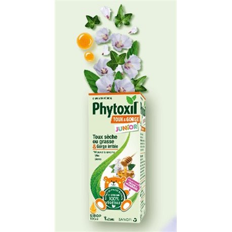 PHYTOXIL JUNIOR SIROP TOUX ET GORGE 100ML