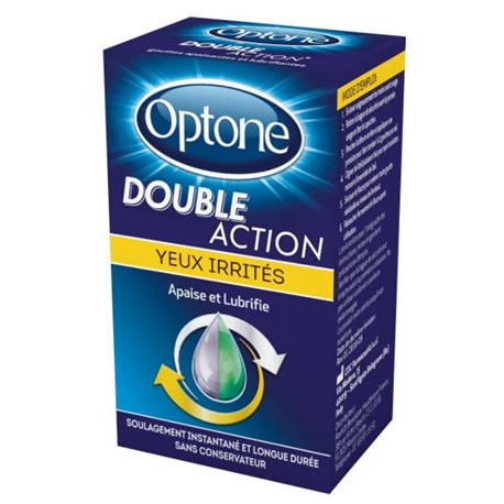 OPTONE DOUBLE ACTION YEUX IRRITES 10ML