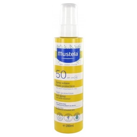 MUSTELA SPRAY SOLAIRE HAUTE PROTECTION SPF50 200ML