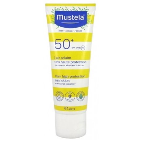 MUSTELA LAIT SOLAIRE TRES HAUTE PROTECTION SPF50+ 40ML