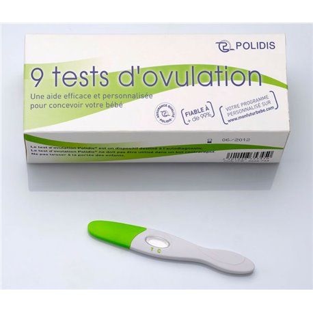 TEST D'OVULATION POLIDIS 9 TESTS