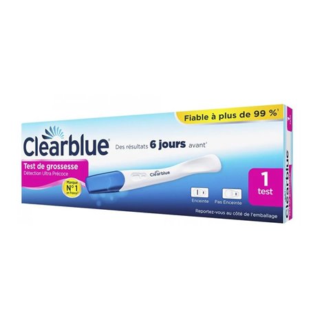 CLEARBLUE TEST DE GROSSESSE ULTRA PRECOCE 1 TEST