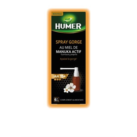 HUMER SPRAY GORGE AU MIEL DE MANUKA ACTIF 20ML