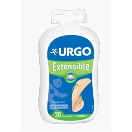 URGO PANSEMENTS EXTENSIBLES 2 FORMATS 30 PANSEMENTS