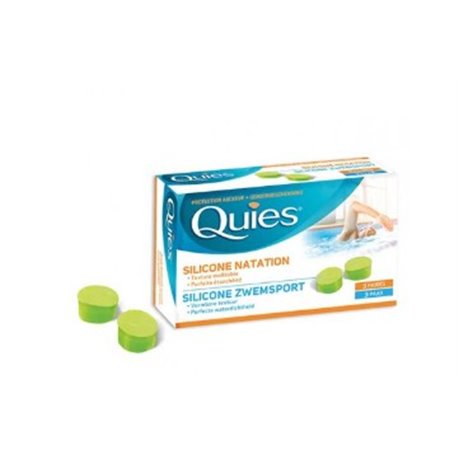 QUIES SILICONE NATATION 3 PAIRES