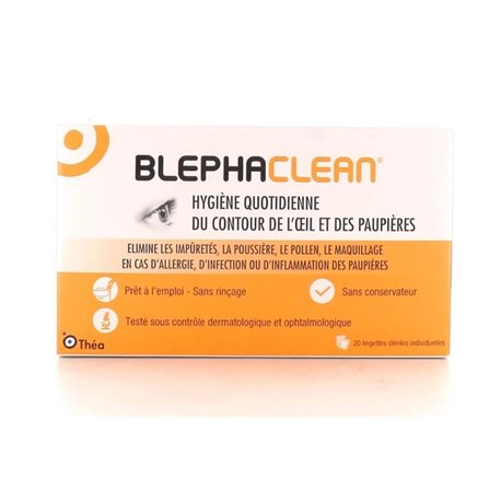 BLEPHACLEAN 20 LINGETTES STERILES INDIVIDUELLES