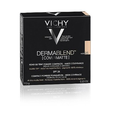VICHY DERMABLEND [COVERMATTE] NUDE 25 SPF 25 9.5G