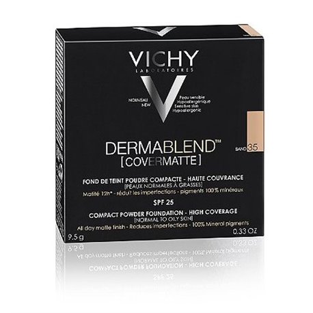 VICHY DERMABLEND [COVERMATTE] SAND 35 SPF 25 9.5G