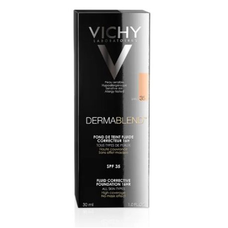 VICHY DERMABLEND FOND DE TEINT FLUIDE SAND 35 SPF35 30ML