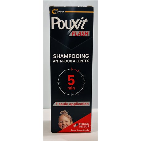 POUXIT FLASH SHAMPOOING 100ML PEIGNE INCLUS