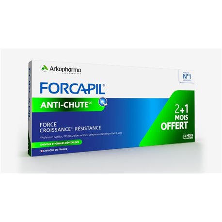 ARKOPHARMA FORCAPIL ANTI-CHUTE 2+1 MOIS OFFERT