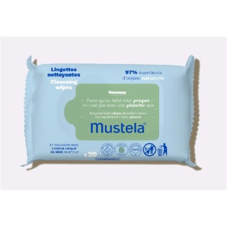 MUSTELA LINGETTES NETTOYANTES X20