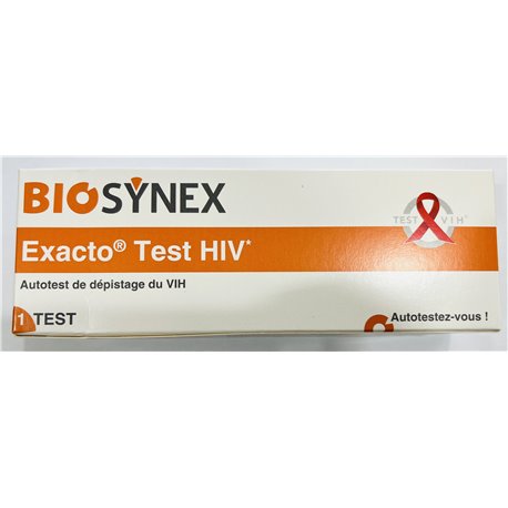 BIOSYNEX EXACTO TEST HIV : 1 TEST
