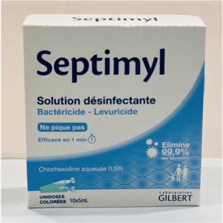 SEPTIMYL SOLUTION DESINFECTANTE 10X5ML UNIDOSES COLOREES