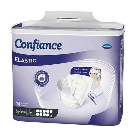 HARTMANN CONFIANCE ELASTIC TAILLE L 10 GOUTTES