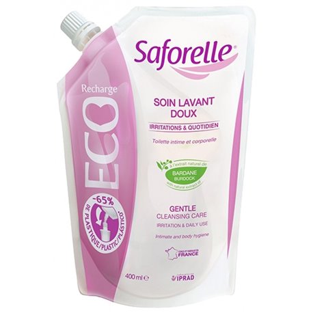 SAFORELLE SOIN LAVANT DOUX ECO RECHARGE 400ML