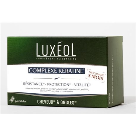 LUXEOL COMPLEXE KERATINE PROGRAMME 3 MOIS