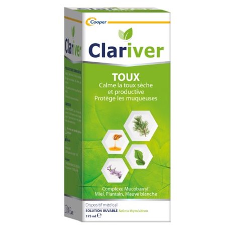 CLARIVER SIROP TOUX 175ML