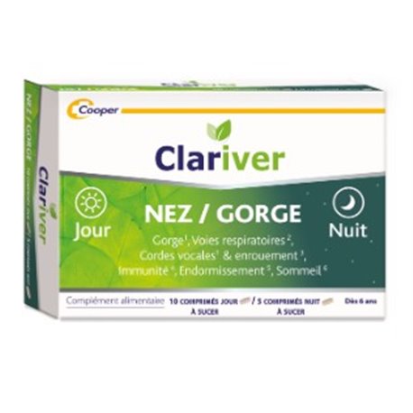 CLARIVER NEZ/GORGE JOUR ET NUIT