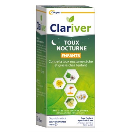 CLARIVER SIROP TOUX ENFANTS DES 1 AN 175ML