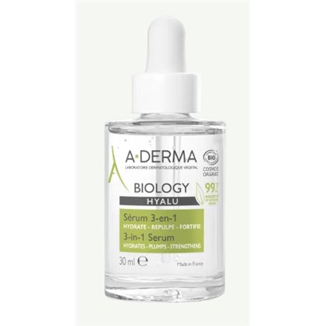 A-DERMA BIOLOGY HYALU SERUM 3EN1 30ML