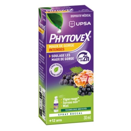 PHYTOVEX MAUX DE GORGE INTENSES SPRAY BUCCAL 30ML