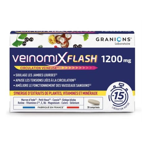 GRANIONS VEINOMIX FLASH 1200MG 30CP