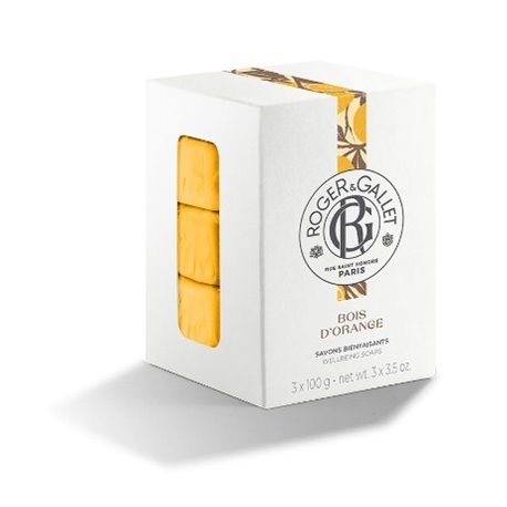 ROGER & GALLET COFFRET BOIS D'ORANGE 3X 100G