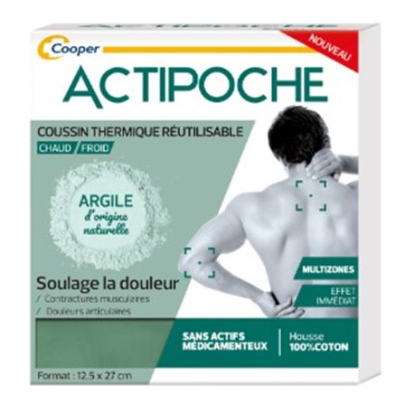 ACTIPOCHE ARGILE MULTIZONE 12.5X27CM