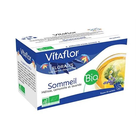 VITAFLOR TISANE SOMMEIL BIO 20 SACHETS