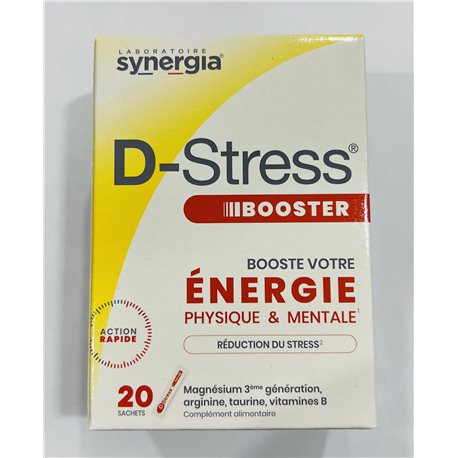 SYNERGIA D-STRESS BOOSTER 20 SACHETS