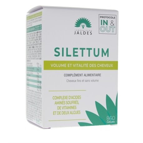 JALDES SILETTUM VOLUME ET VITALITE DES CHEVEUX 60 GELULES