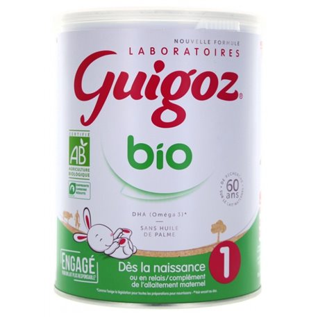 GUIGOZ BIO 1ER AGE DES LA NAISSANCE 800G